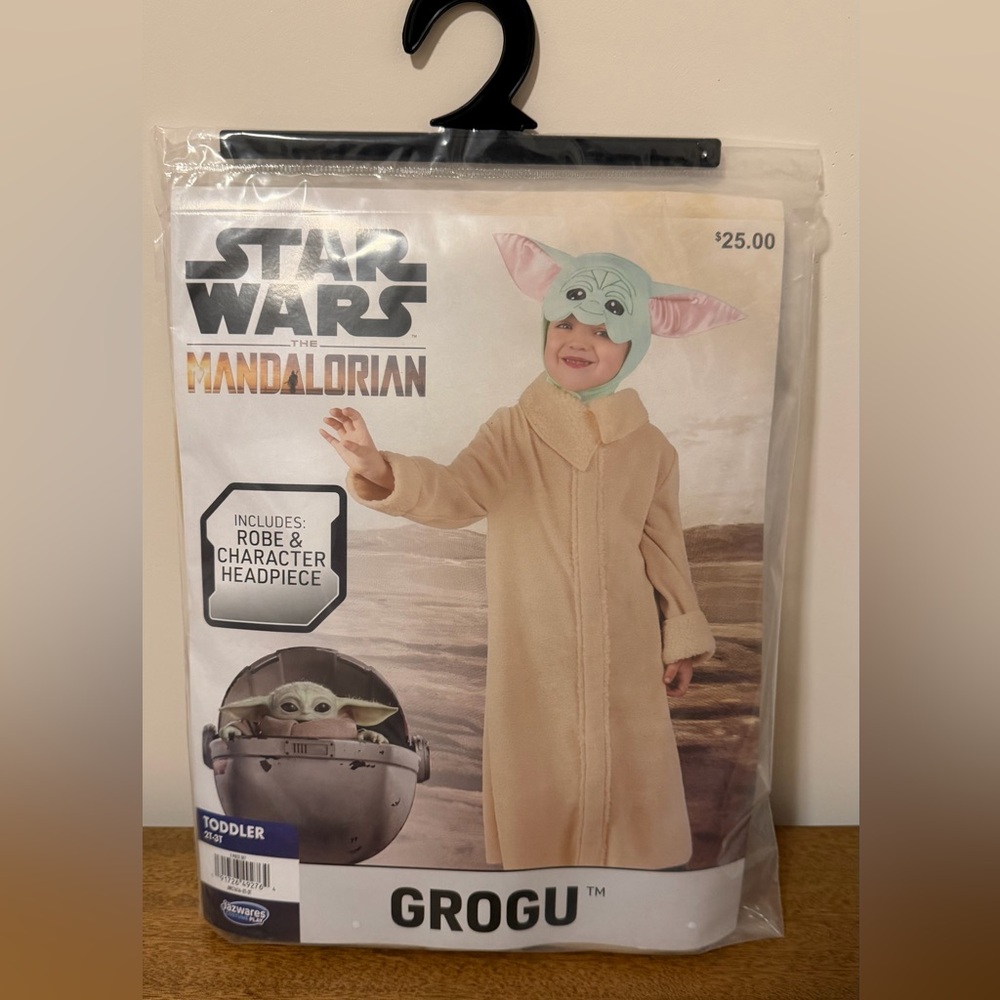 NEW Star Wars Grogu Baby Yoda Child Costume 2T-3T